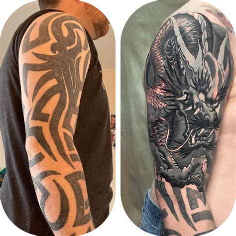 Tribal Cover Up Tattoo Designs Ideas