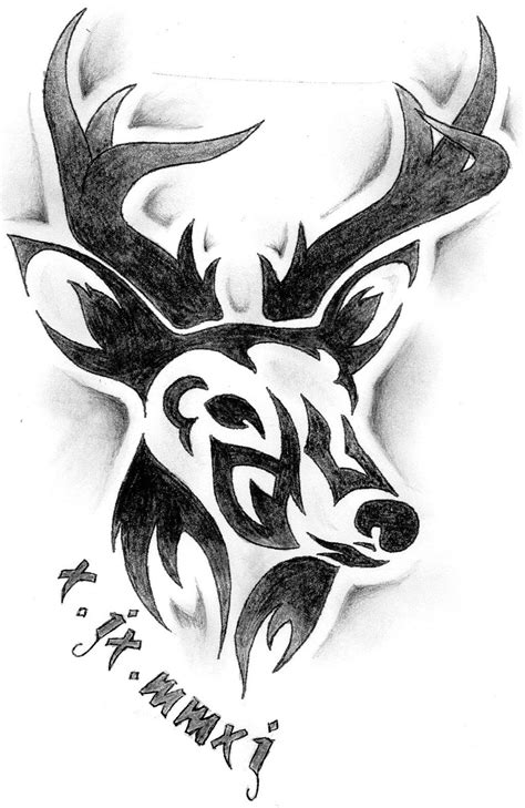 Tribal Deer Skull Tattoo Ideas Skull Tattoo Design Tattoos For Guys