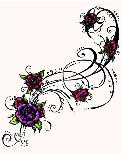 Tribal Flower Tattoo Designs Cliparts Co