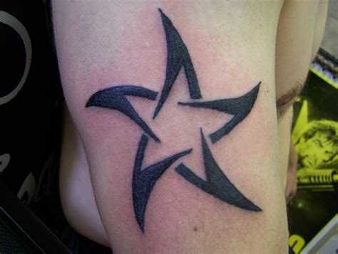 Tribal Star Tattoo Designs For Women