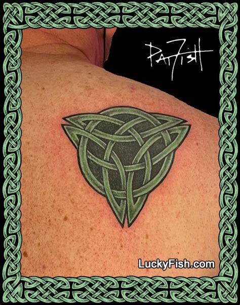 Trinity Knot Celtic Tattoo Design Luckyfish Inc And Tattoo Santa