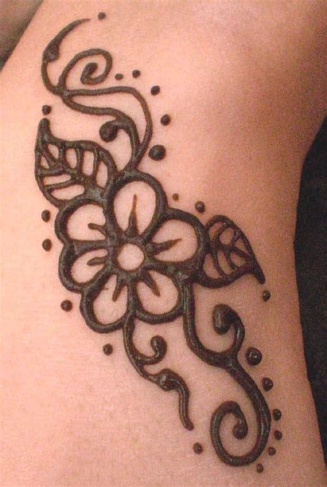 Tropical Flowers Henna Tattoo Designs Simple Henna Flower Designs