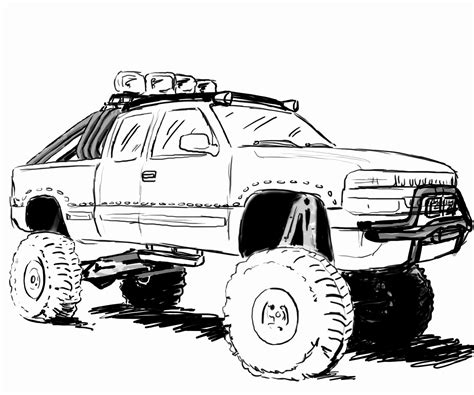 Truck Coloring Pages To Print