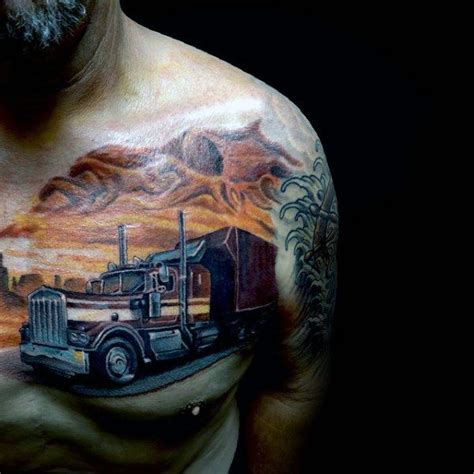 Truck Tattoo Designs: 50 Awesome Ideas for Men