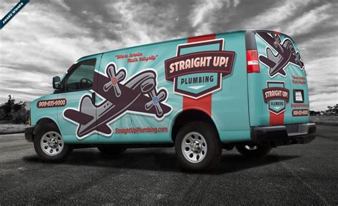 Truck Wrap Design For A Plumbing Company In Nevada The Best Truck Wraps Use Easy To View