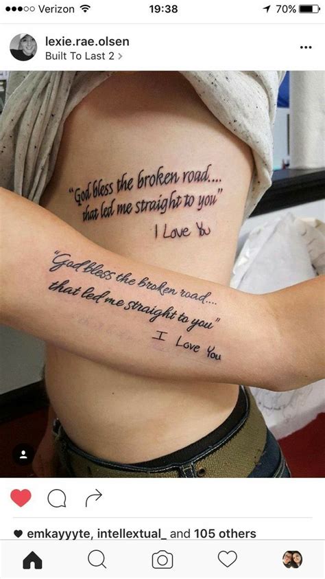 True Love True Statement Love Will Prevail Creative Couple Tattoo Marriage Tattoos Cute