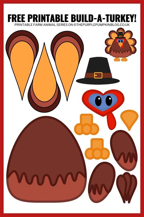 7 Free Turkey Printables for Kids