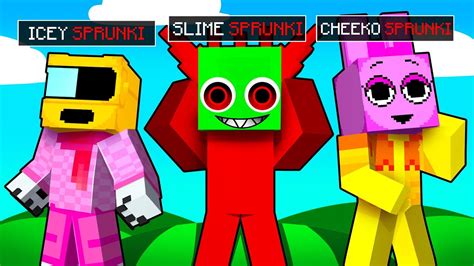 Turning My Friends Into Sprunkis In Minecraft Youtube