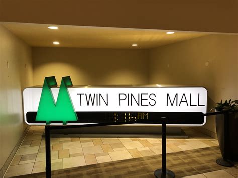 Twin Pines Mall Sign Replica From Back To The Future Is The Puente