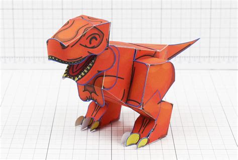 Twinkl Tyrannosaurus Rex Fold Up Toys