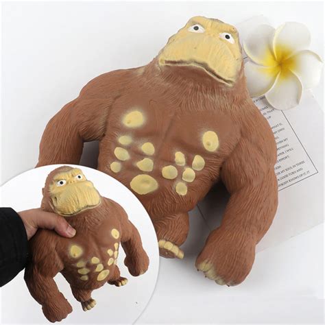 Twisting Pulling Bending Stretch Gorilla Figure Stretchy Gorillas