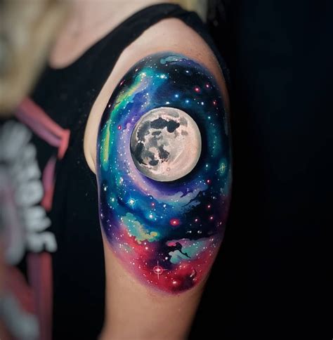 Tyler Malek Tattoo Bright Tattoos Galaxy Tattoo Cosmic Tattoo