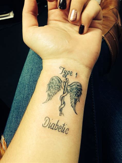 Type 1 Diabetic Tattoo Designs 94 Best Diabetic Tattoos Images On