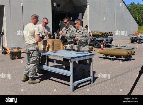 U S Air Force Airmen Assigned To The 140Th Wing Maintenance Group