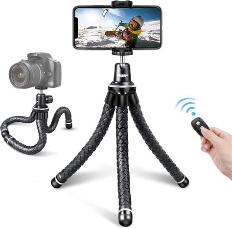 Ubeesize Flexible Cell Phone Tripod Mini Travel Tripod Stand With Wir Ubeesize