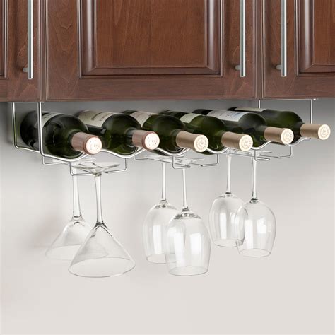 Under Cabinet Wine Bottle Rack Design For Home