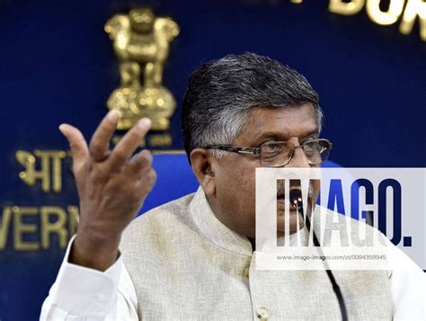 Union Minister For Law And Justice Ravi Shankar Prasad Addresses A Press Conference