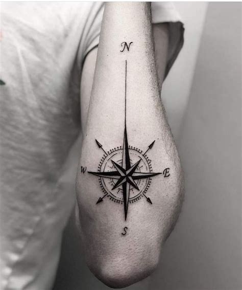 Unique Compass Tattoo Design With Meaning The Dashing Man