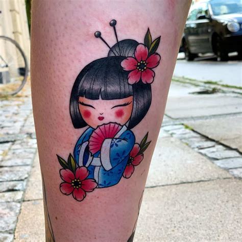 Unique Japanese Tattoos Japanesetattoos With Images Kokeshi Tattoo