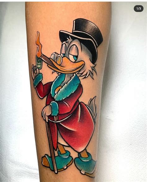 Unique Scrooge Mcduck Tattoo Designs For Disney Fans