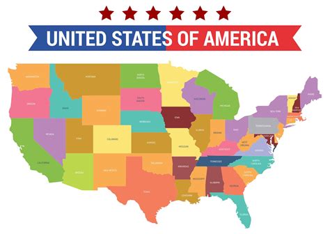 United States Map Printables