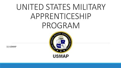 United States Military Apprenticeship Program Ppt Download