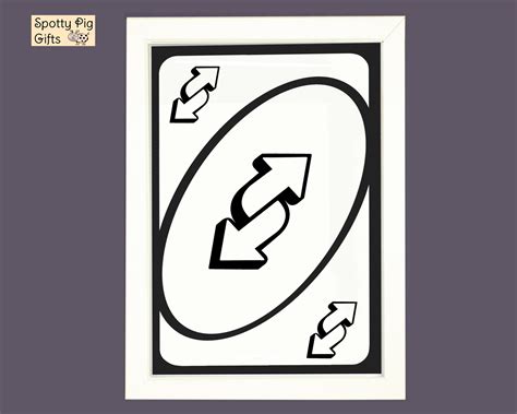 Uno Reverse Card Print Picture Poster A3 Or A4 Cheeky Sassy Etsy