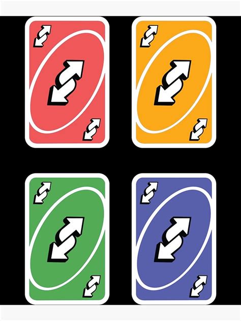 Uno Take 4 Uno Reverse Card