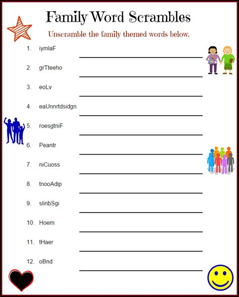 Unscramble Word Games Printable Free Free Printable