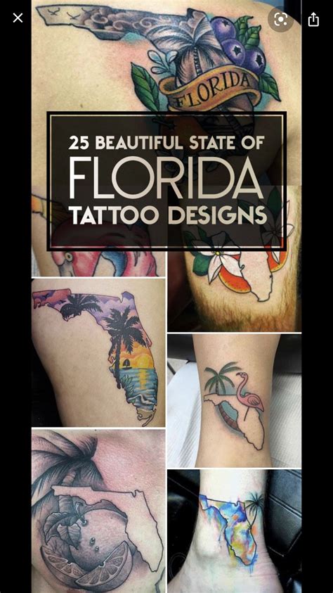 Update 59 Outline Of Florida Tattoo Best In Cdgdbentre