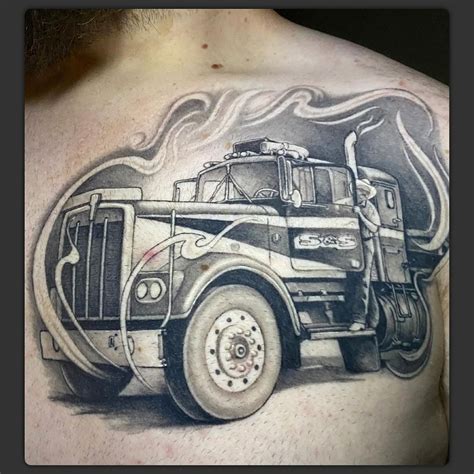 Update 62 Semi Truck Tattoos In Cdgdbentre