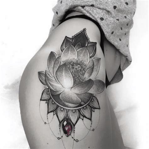 Update 64 Black And Grey Lotus Flower Tattoo Best In Cdgdbentre