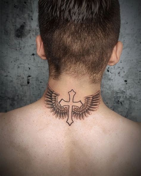 Update 66 3 Cross Tattoo On Neck Super Hot In Coedo Com Vn