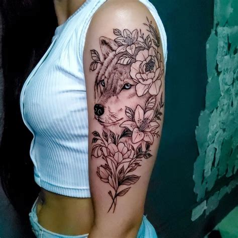 Update 80 Woman With Wolf Tattoo Best In Coedo Com Vn