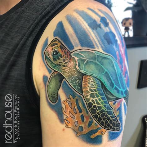 Updated 45 Majestic Sea Turtle Tattoos August 2020