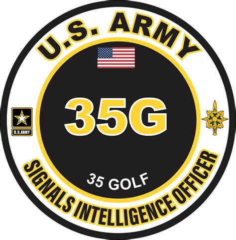 Us Army 35G Signals Intelligence Officer Mos Decal Priorservice Com