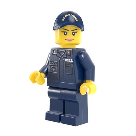 Us Coast Guard Petty Officer Female Brickmania Toys