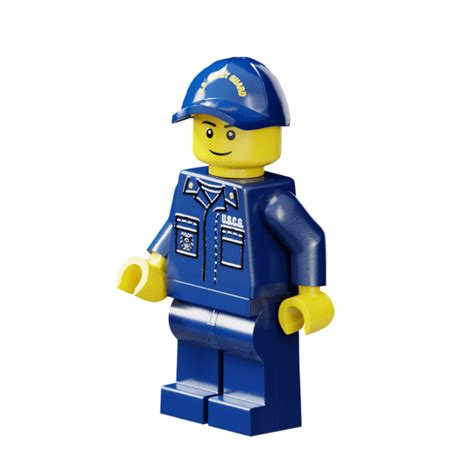 Us Coast Guard Petty Officer Male Brickmania Toys