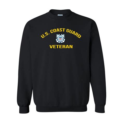 Us Coast Guard Veteran Hooded Sweatshirt Branch Veteran Amp Retired