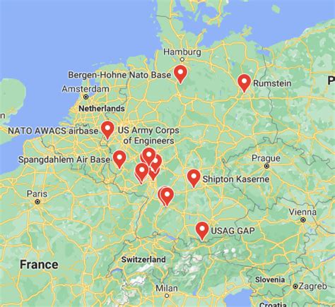 Us Military Bases In Germany A List Of All 12 Bases