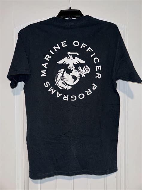 Usmc Marine Officer Recruiter T Shirt Medium Men Black Gem