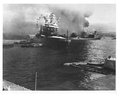 Uss California After Pearl 1942 Pearl Harbor Pearl Harbor Attack