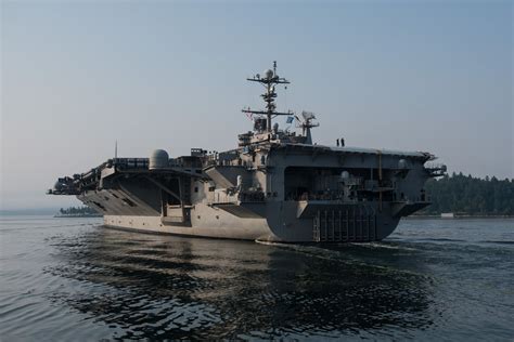 Uss John C Stennis Completes Sea Trials Early Commander U S