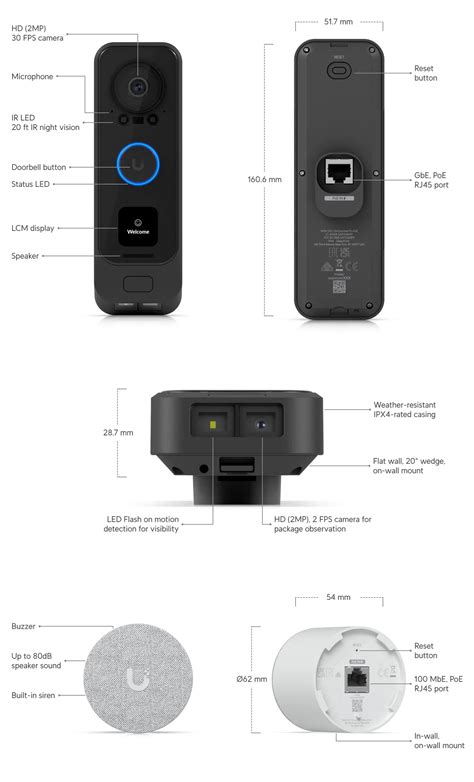 Uvc G4 Dbell Poe Buy Ubiquiti Unifi G4 Doorbell Professional Poe Kit