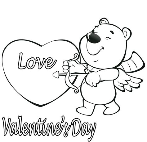 Valentine Coloring Pages Pdf At Getcolorings Com Free Printable