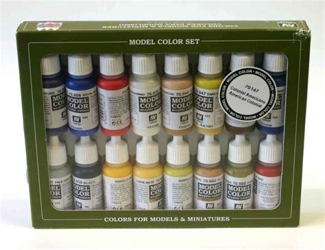 Vallejo Model Color Set 16 American Colonial Snm Stuff