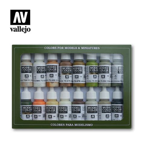 Vallejo Paints Set Model Color Earthtones Vallejo Paints Set Model