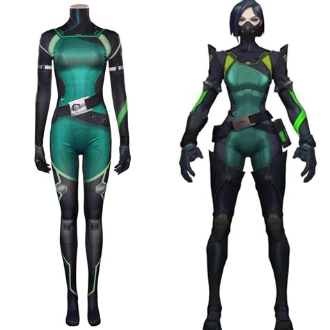 Valorant Viper Cosplay Costume Jumpsuit Outfits Halloween Carnival Sui Trendsincosplay Joker