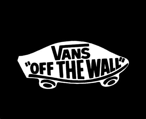 Vans Off The Wall Brand Logo White Symbol Clothes Design Icon Abstract Vector Illustration With