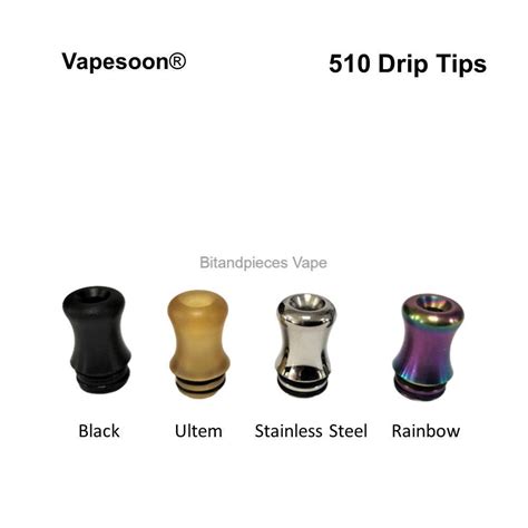 Vapesoon 510 Drip Tip Mtl Bitandpieces Vape